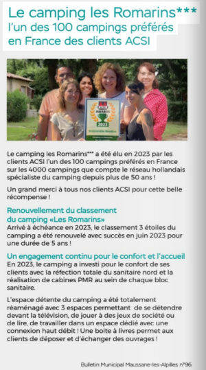 Extrait bulletin 96 été 2023